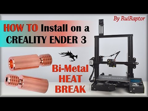 BI-METAL HeatBreaks - What Are They & How To Install on a CREALITY ENDER 3 / Pro