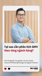 55 reactions · 11 shares | Việc phân tích GMV theo từng ngành hàng là vô cùng cần thiết, giúp thương hiệu nắm rõ mức độ tăng trưởng kỳ vọng của từng ngành, trên từng sàn thương mại điện tử. Trong video này, anh Tô Nguyễn Trọng Nhân, Former Online Customer Marketing Manager @ Logitech Vietnam sẽ chia sẻ chi tiết về tầm quan trọng của việc phân tích GMV theo từng ngành hàng. | Brands Vietnam | Facebook