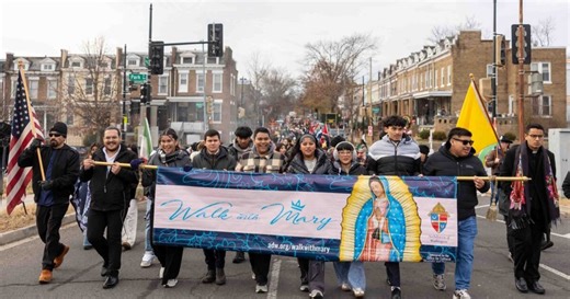 Pilgrims walk with Mary as cries of ‘Viva Cristo Rey’ rise - Catholic Standard