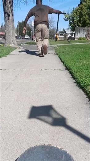 Cement "Step UPS" Scooter Bunny Hoping (6)