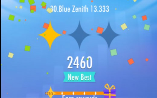 钢琴块2（XYMOD/TUS）unplayable13.333tps Blue Zenith，越打越拉