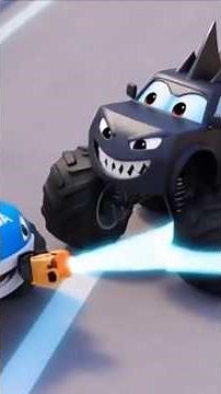 ("I Am Brave Super Monster Police Car 🚓 | Trouble Maker Catch Song | 4K Kids 3D Animation.") #kids