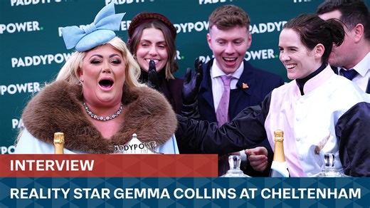 Reality star Gemma Collins at the Cheltenham Festival - Latest From ITV Sport