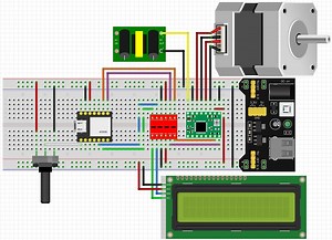 Probléme moteur pas à pas et affichage vitesse écran LCD
