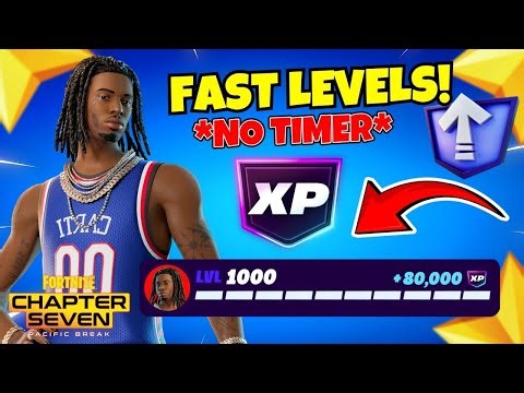 *NO TIMER* Fortnite XP GLITCH MAP to LEVEL UP FAST in Chapter 7! (WORKS after CREATIVE XP DISABLED)