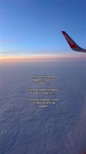 Basically, just travel! 🤣 ☁️ ✈️ #travelistherapy #travelgoals #viewsfromabove #planviews #beckilovestotravel