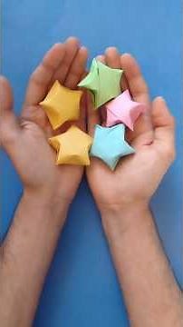 3D Paper Star ✨ | Easy Origami Star Tutorial #Shorts