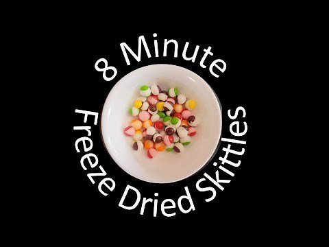Freeze Dried Skittles in Eight Minutes