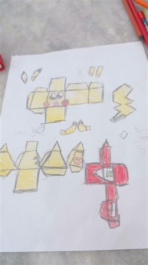 como fazer o Pikachu de papel: #pokemon #shorts #tutorial #papel #naoflopaporfavor