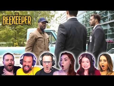 First Time Reaction to ''Blow Up The Call Center'' In The Beekeeper (2024) | Reaction Mashup