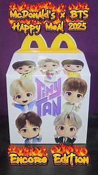 Tiny Tan [BTS] | McDonald's Happy Meal #shorts #blindbox #happymeal #tinytan #bts #neomjtoys