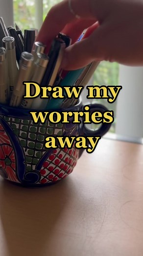 Drawing for a stressed mind #arttok #artistsoftiktok #tutorial #arttutorial #doodleart #mindfulness #tutorialforbeginners #drawingtutorial #patterns #learntosketch #mentalhealthawareness #easydoodles how to draw an oriental pattern