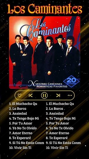 Ángel de la Mañana - Los Caminantes Mix 45 Exitos Romanticas Viejitas #shorts #loscaminates