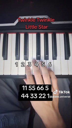 Learn to Play Twinkle Twinkle Little Star on Piano
