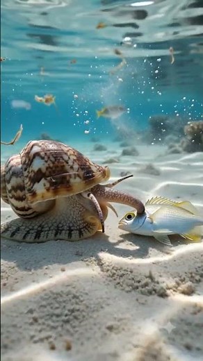 This Snail Fires a Poison Harpoon! 😱 #wildlife