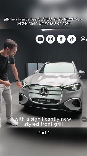 All-New Mercedes GLC EQ 2026 Reveal: A Comparison with BMW iX3