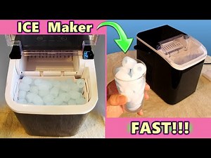 ICE MAKER Review uses 115 watts ICE Cubes in 7 minutes