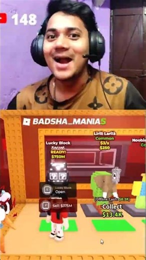 SECRET Lucky Block Opening in Steal a Brainrot 😱 INSANE Rewards! #shorts #short #ytshorts