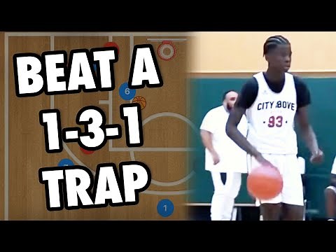 How To Beat A 1-3-1 Half Court Trap