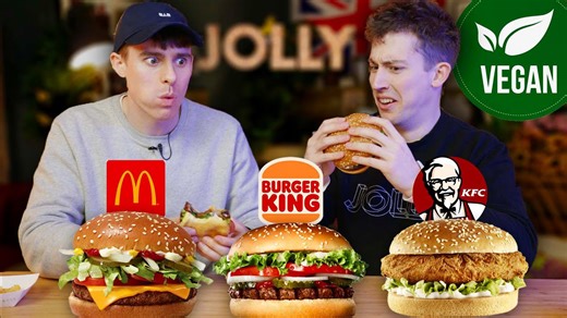 We tried every vegan fast food burger! Who wins the jolly best?