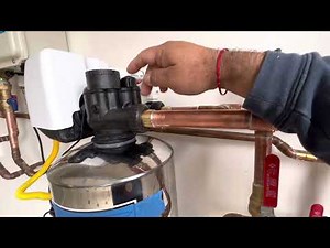 Idea on how to install a water softener