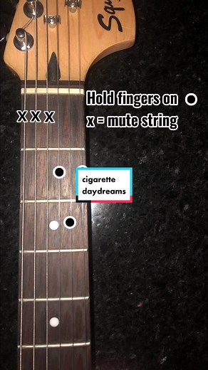 Learn to Play Cigarette Daydreams on Guitar - Beginner Tutorial