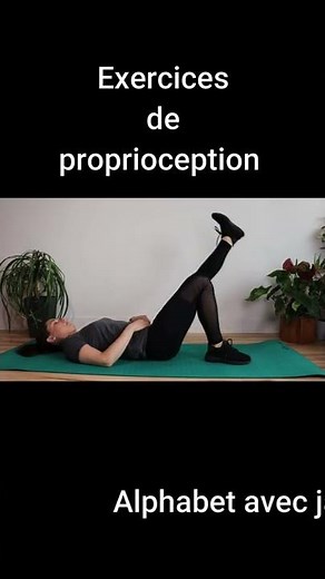Exercices de proprioception au sol