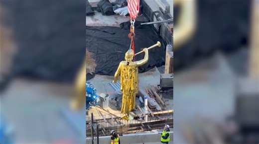 Video of the Day: Angel Moroni returns to Salt Lake temple spire
