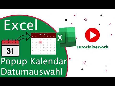 Excel-Kalender: Datumseingabe mit Popup-Kalender-Addon - einfach und schnell
