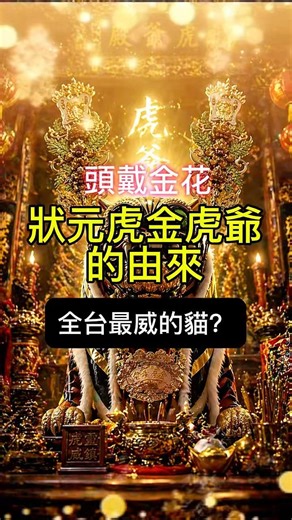 狀元虎金虎爺的由來 #金虎爺 #奉天宮 #狀元虎 #民間信仰 #汎伊療癒時光