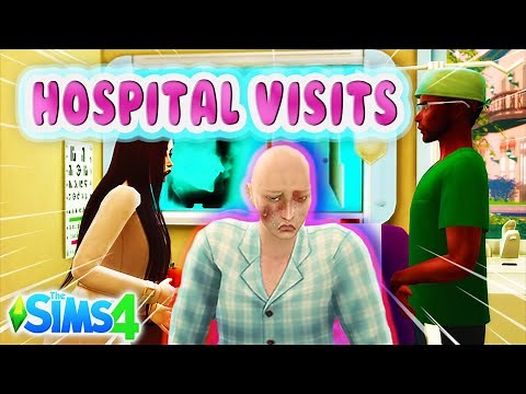Visit the hospital when sick Sims 4(finally)
