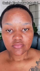 A quick eyebrow tutorial #makeup #eyebrowtutorial #easy #makeuplover #makeupartist | Dimakatso Shata Bontle
