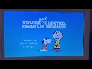 The Peanuts You're Not Elected, Charlie Brown (2008) DVD Walkthrough 🇺🇸🗳️📋📝😈