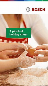 From cookies to casseroles, everything tastes better with holiday spirit. | Bosch Home