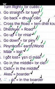 Learn Directions in Dinka language and English DINKA AWEIL dialogue . Follow and like this page. | DINKA AWEIL dialogue