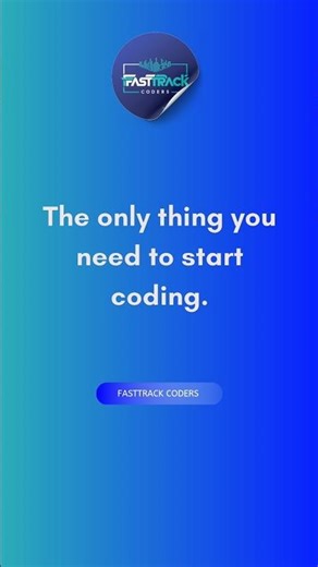 The Only Thing You Need to Start Coding 💻🔥 #CodingLife #Motivation