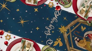 Amazon.com: Seliem Christmas O Holy Night Religious Table Runner, Nativity Scene Jesus Xmas Kitchen Dining Table Decor, Winter Holiday Home Decoration Indoor Outdoor Party Supply 13 x 90 Inches : Home & Kitchen