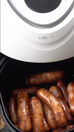 Is This the Perfect Way to Cook Sausages? #AirFryer #EasyCooking #ComfortFood
