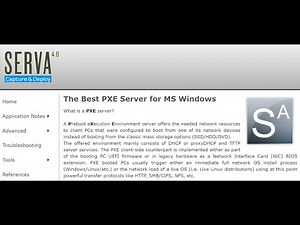 Instalación vía PXE con Windows SERVA y en VIRTUALBOX