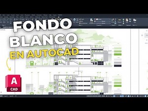 Cómo CAMBIAR el COLOR de FONDO en #autocad