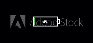 Video foootage of battery charging motion graphics motion graphics Stock Video