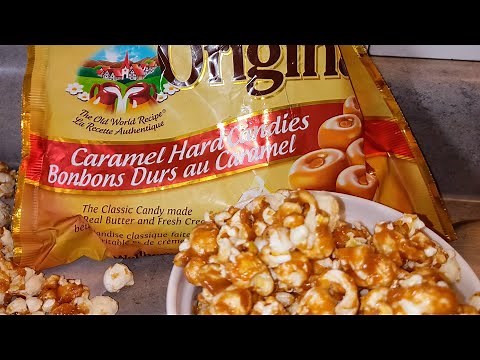 Making Caramel Popcorn With Werther's Candy!