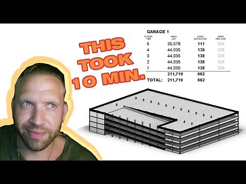 Model a Parking Garage in Minutes with THREE REVIT FAMILIES