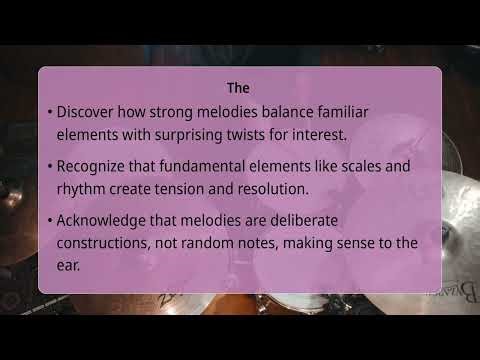 How To Build A Strong Melodic Line?