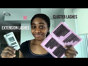 Cluster Lashes vs Extensions: Which Should You Choose?