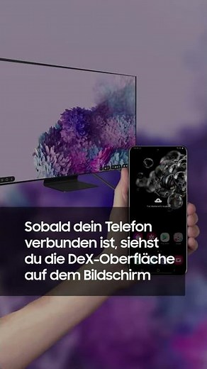 Samsung QuickTips – How To: Wie schliesse ich mein Smartphone mit DeX an einen TV oder Monitor an?