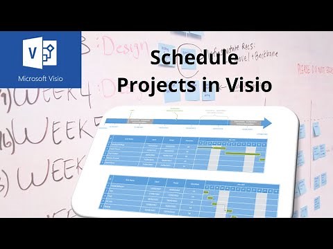 Scheduling in Microsoft Visio. Timeline and Gantt charts
