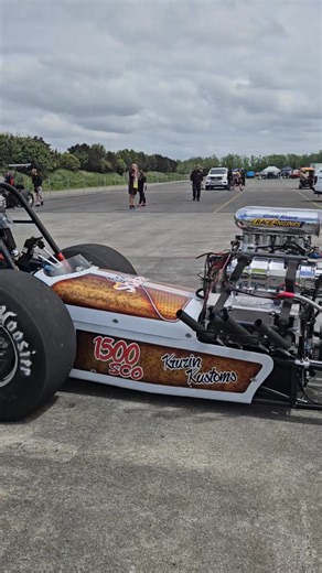 Feds second time down the track with a 7.4 at 186mph | Bone Shaker Racing