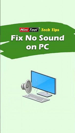 How to Fix No Sound on the Windows PC: 3 Quick Methods #pcsound #windowstips