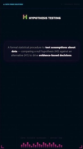 08 | Hypothesis Testing Explained in 15 Seconds 🧪 #DataScience #shortsviral